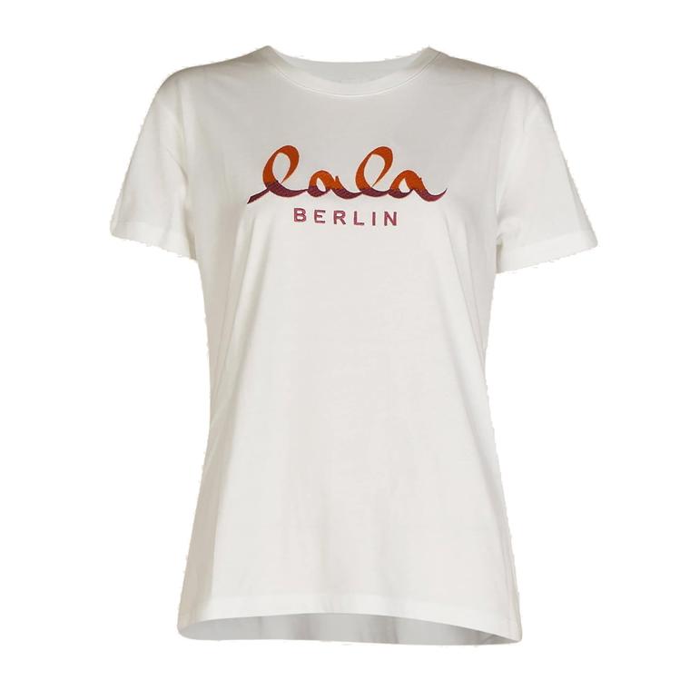Lala Berlin Cara Logo T-shirt, Hvid 